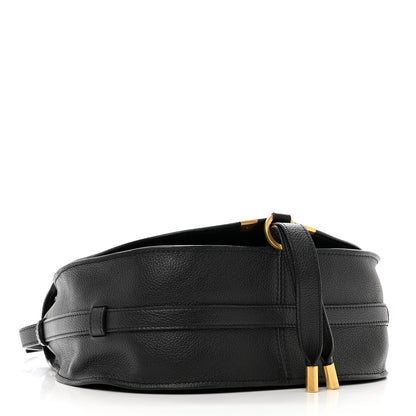 Chloe Calfskin Medium Marcie Round Crossbody Bag Black 4 of 11