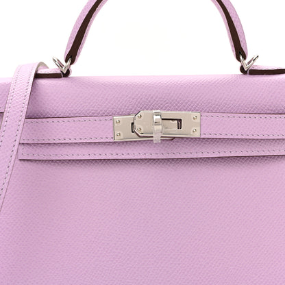 Hermes Epsom Mini Kelly Sellier 20 Guimauve 7 of 10