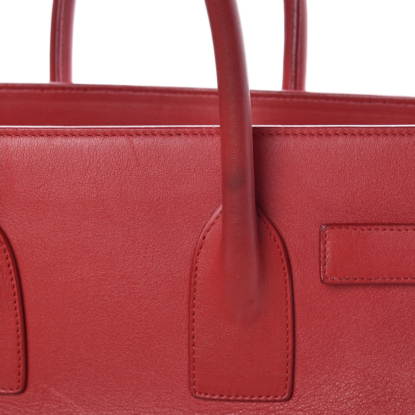 Calfskin Small Sac De Jour Rouge Orient