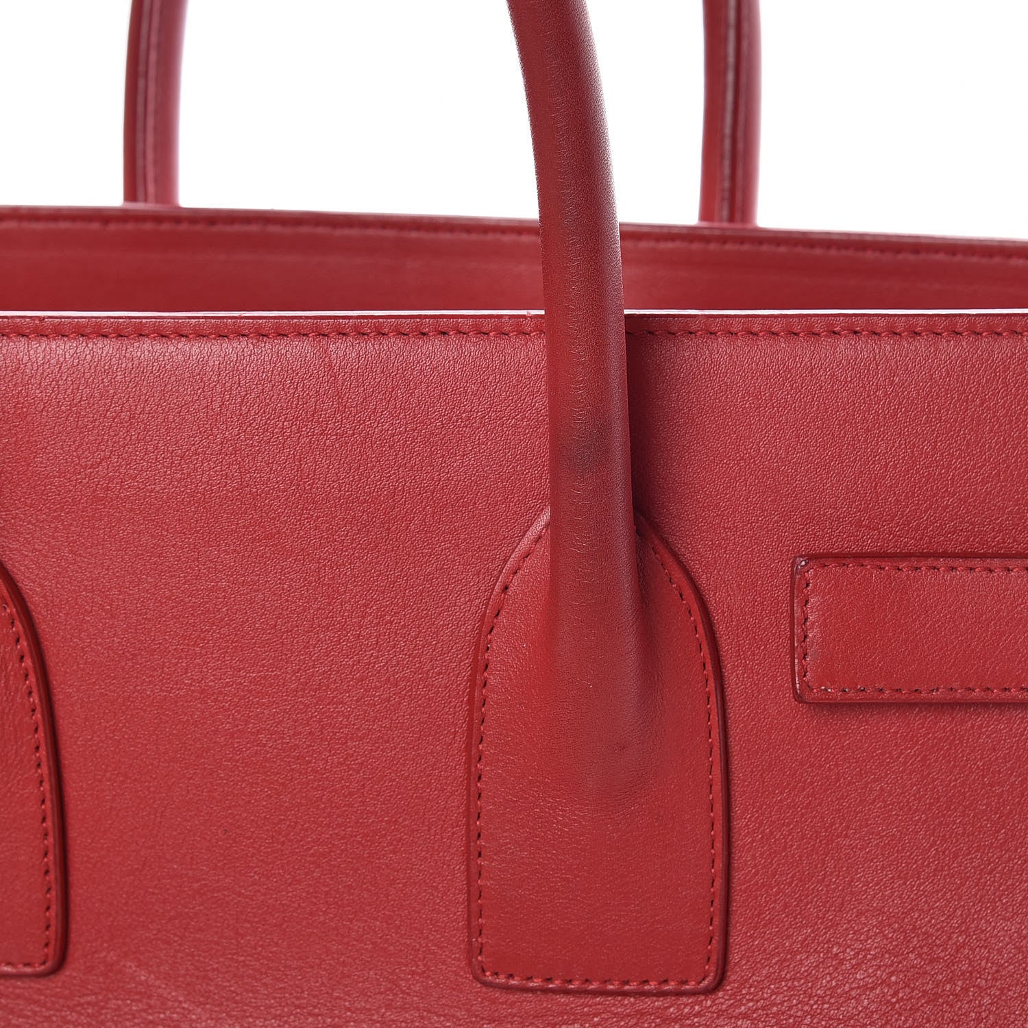 Saint Laurent Calfskin Small Sac De Jour Rouge Orient 26 of 30