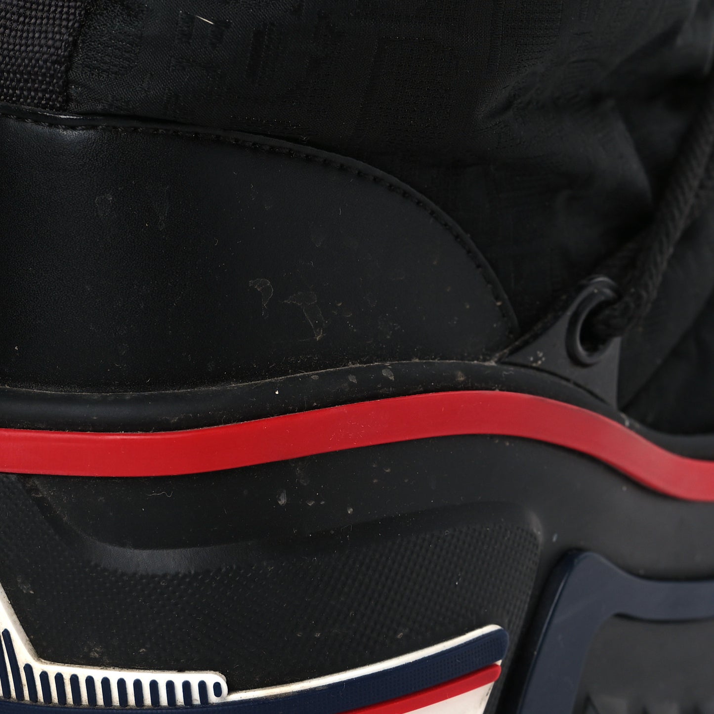 Oblique Shiny Nylon DiorAlps Snow Ankle Boot 39-40 Black