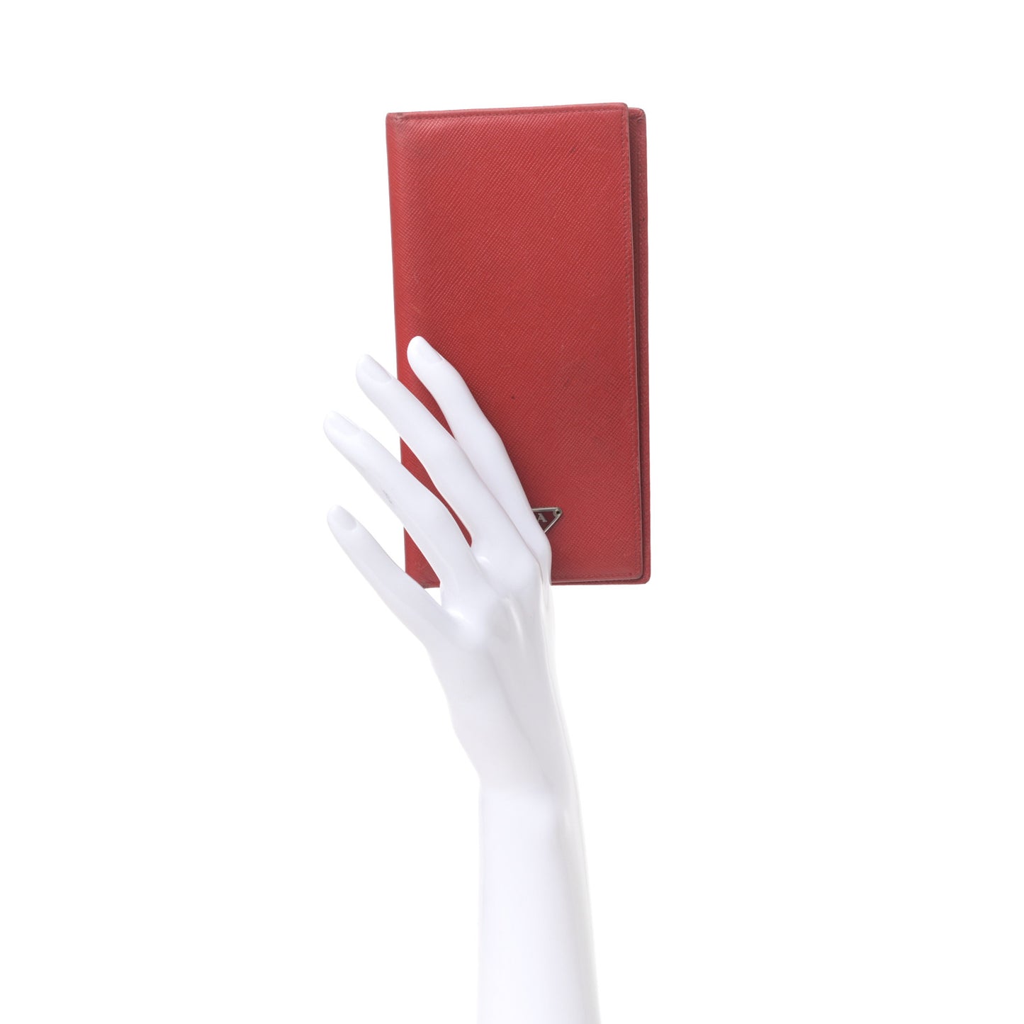 Saffiano Checkbook Cover Rosso