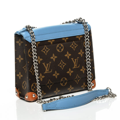 Louis Vuitton Monogram Tribal Mask Pochette PM Blue 3 of 7