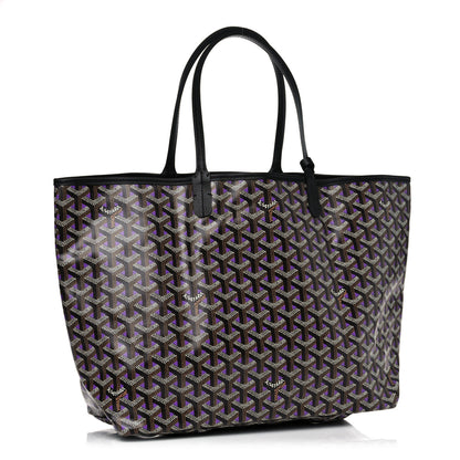 Goyard Goyardine Saint Louis Claire Voie PM Black Violet 3 of 9