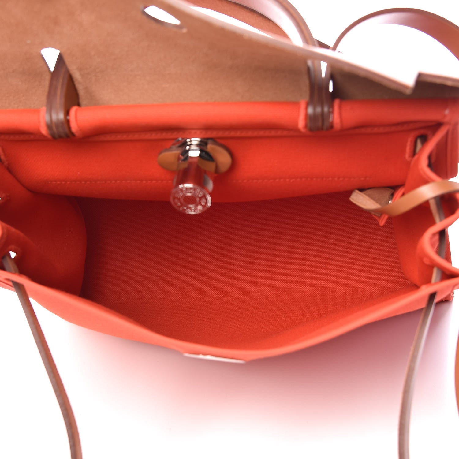 Hermes Vache Hunter Toile Herbag Zip 31 PM Bougainvillea 6 of 16