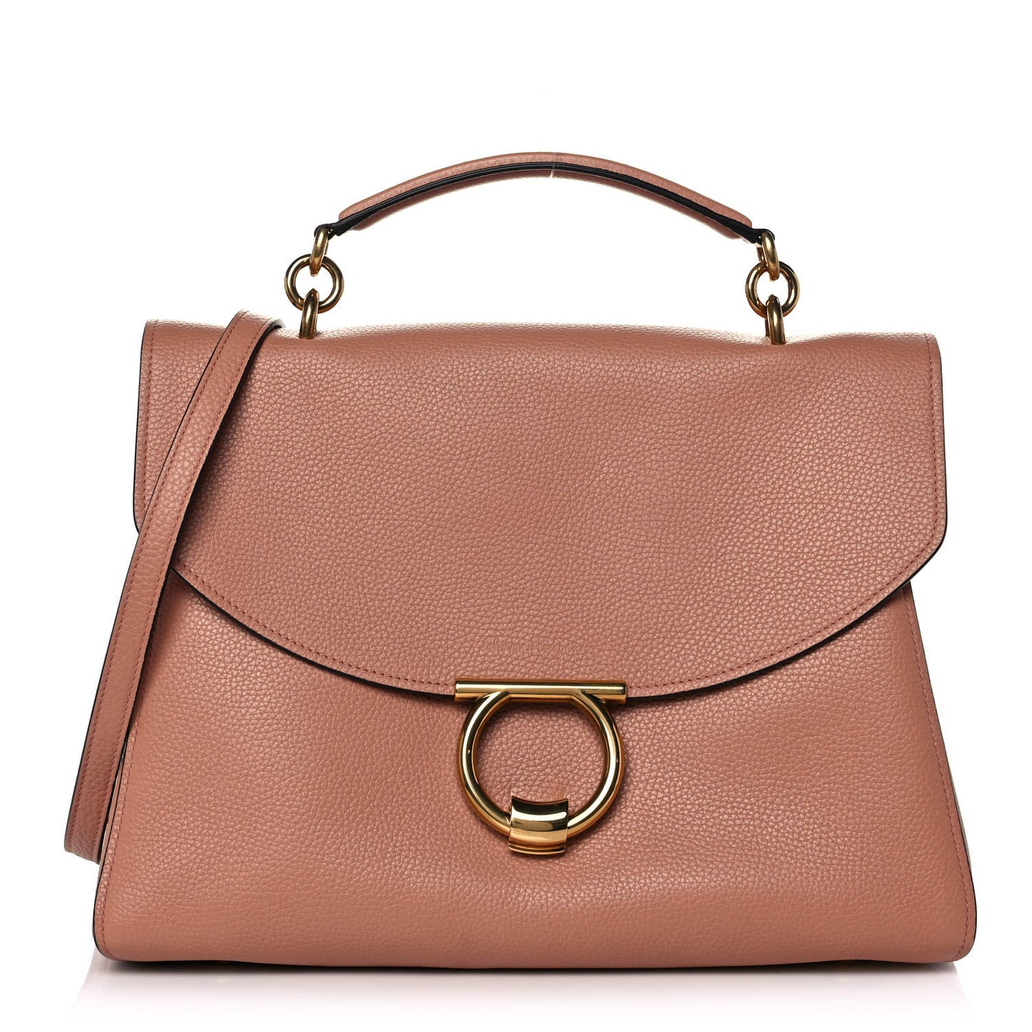 Calfskin Medium Margot Top Handle Satchel New Blush