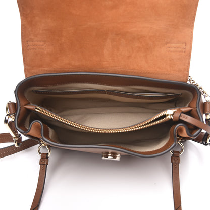 Chloe Calfskin Small Faye Day Shoulder Bag Tan 5 of 9