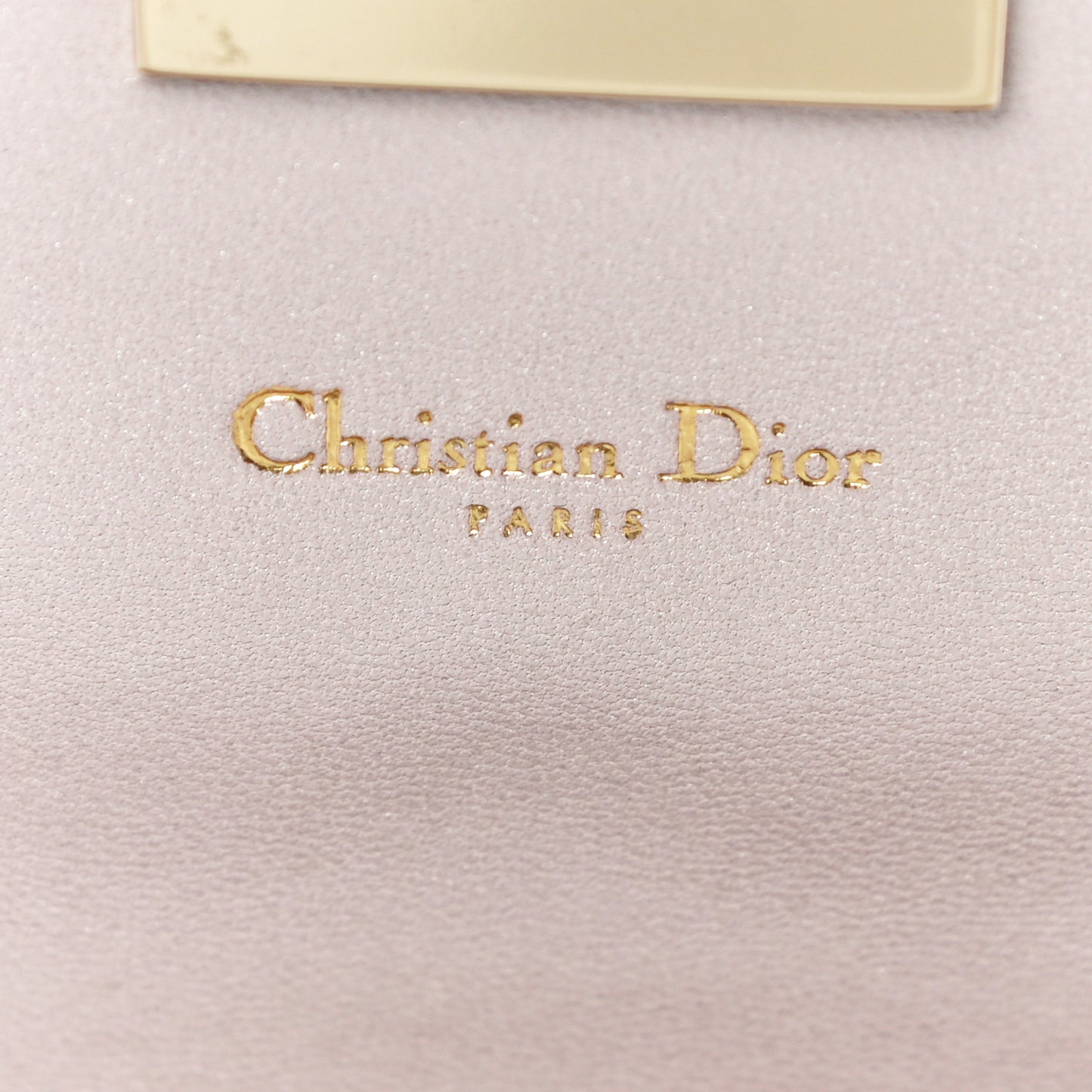 Pearly Lambskin Cannage Miss Dior Promenade Pouch Lotus