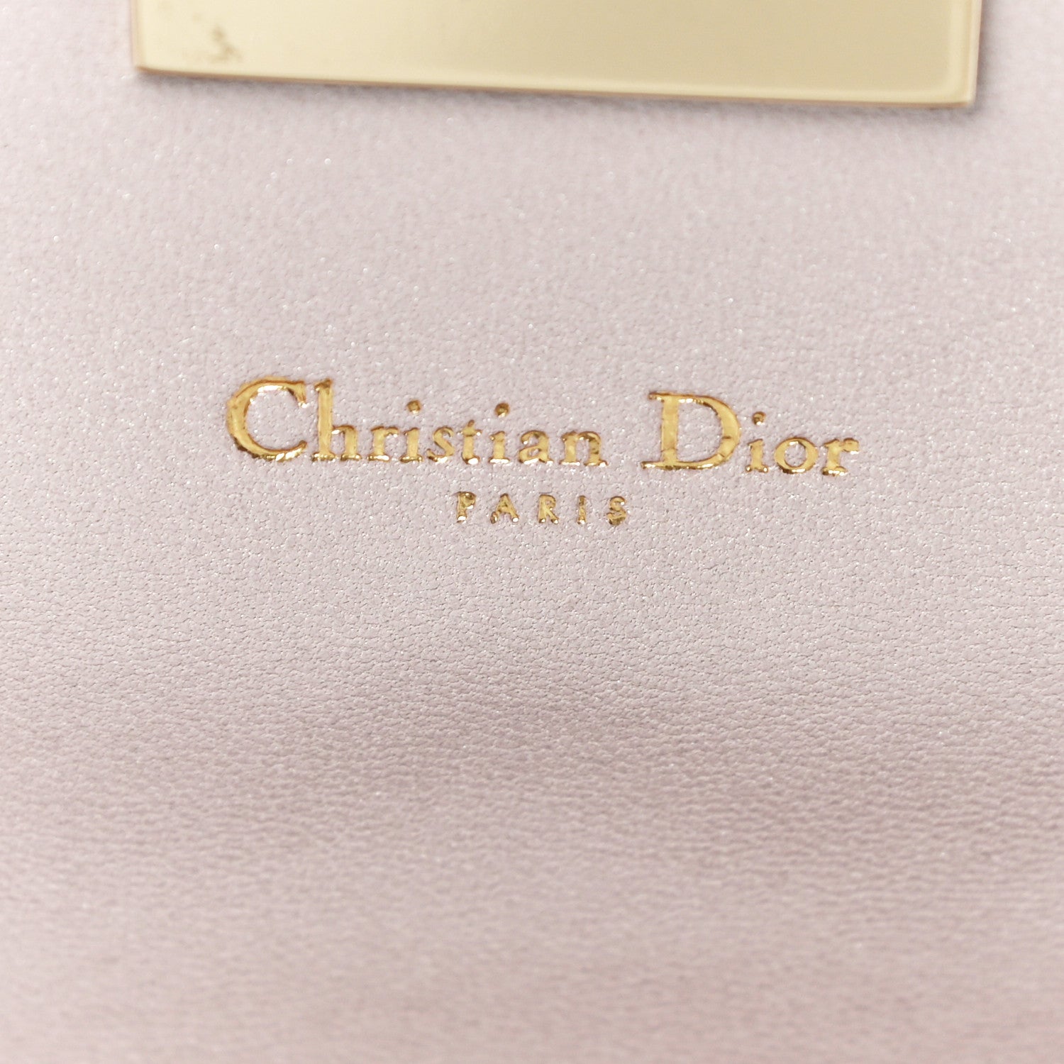 Christian Dior Pearly Lambskin Cannage Miss Dior Promenade Pouch Lotus 7 of 9