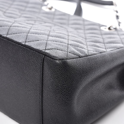 Chanel Caviar Quilted Grand Shopping Tote GST Black 10 of 13