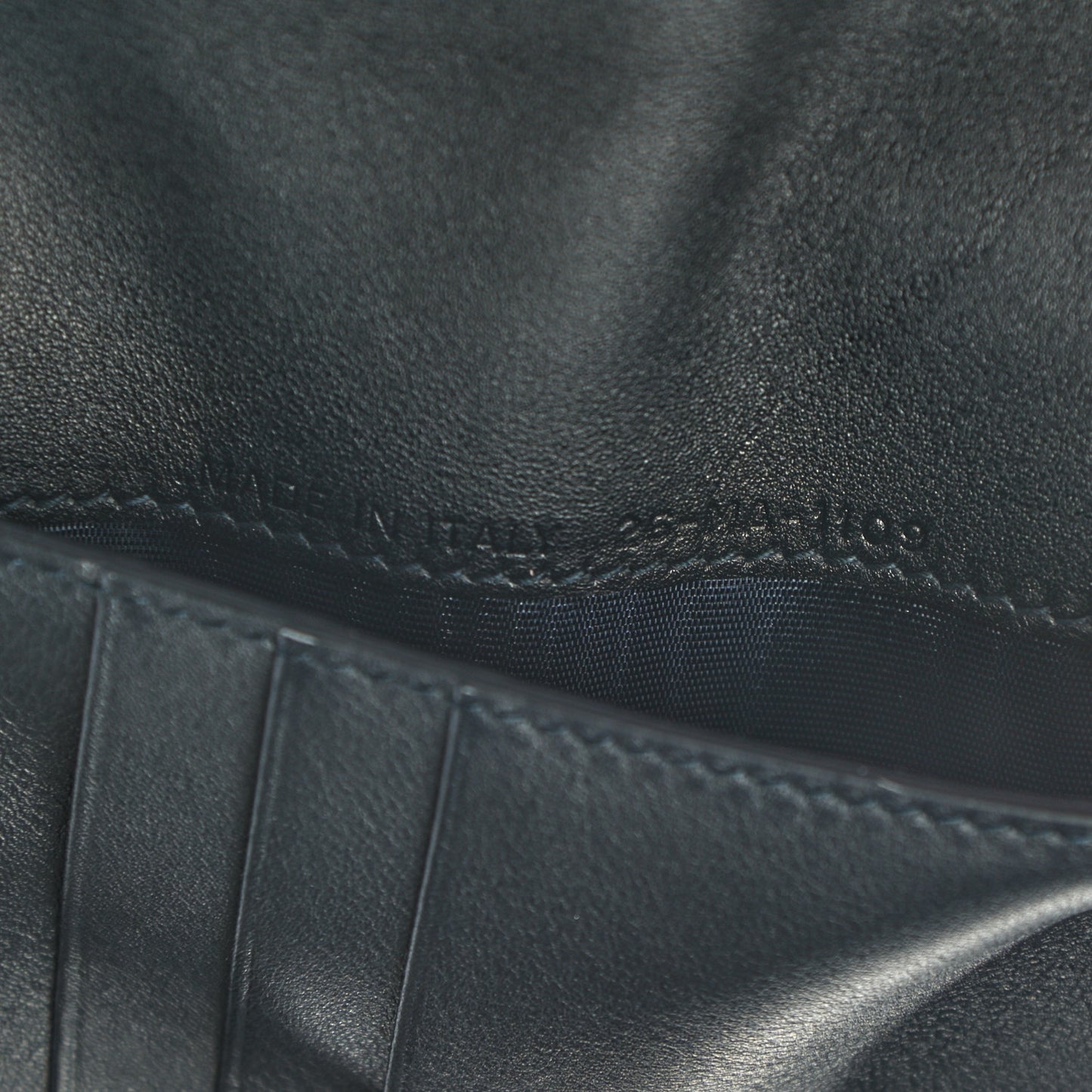 Calfskin Oblique Passport Holder Blue