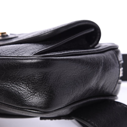 Gucci Fluffy Calfskin Morpheus Belt Bag 85 34 Black 9 of 9