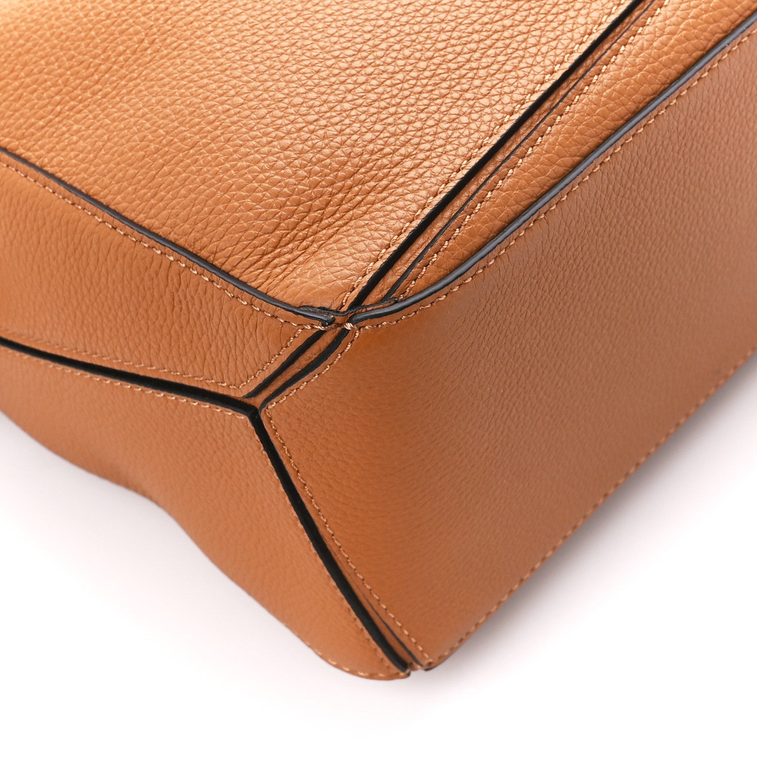 Loewe Grained Calfskin Small Puzzle Bag Tan 19 of 23