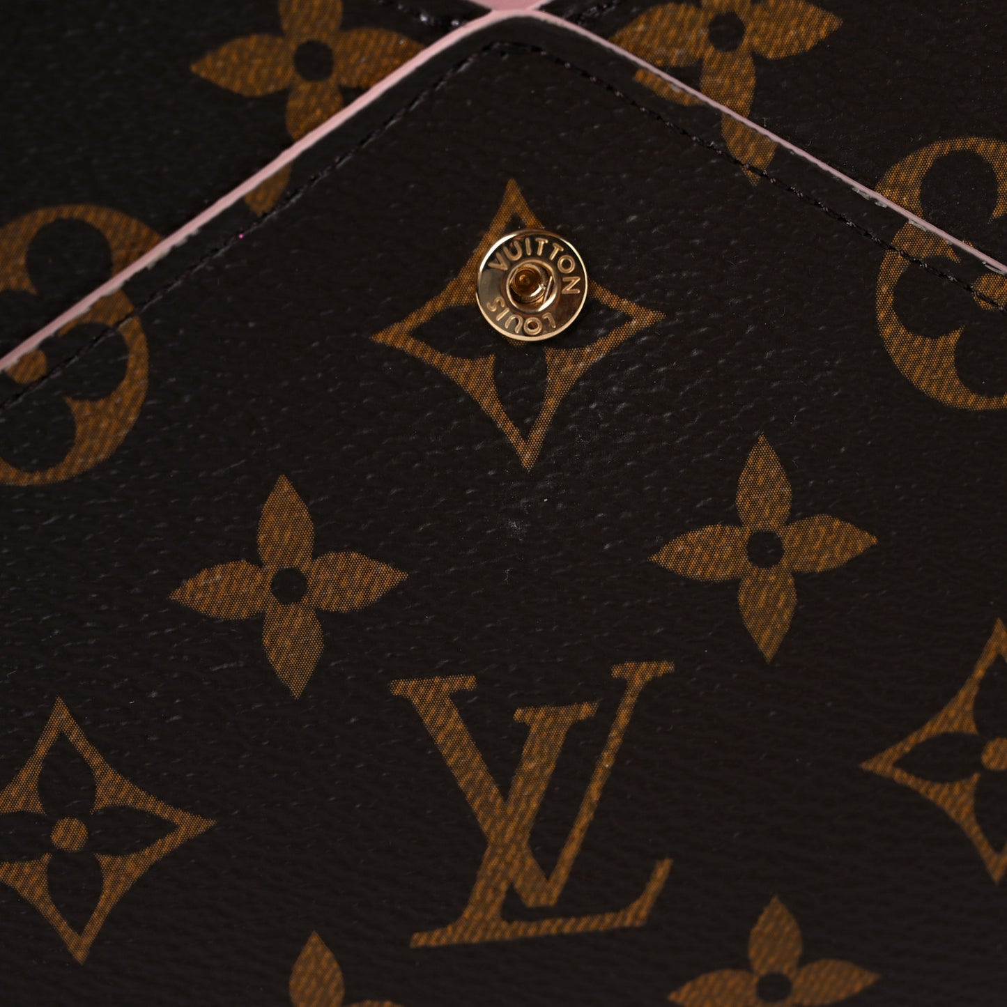 Monogram Large Kirigami Pochette Insert Rose Ballerine