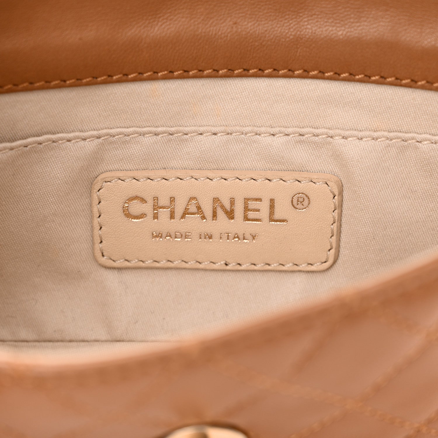 Chanel Lambskin Quilted Extra Mini Rectangular Flap Brown 6 of 10