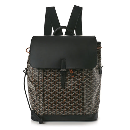 Goyard Goyardine Calfskin Alpin MM Backpack Black 1 of 12