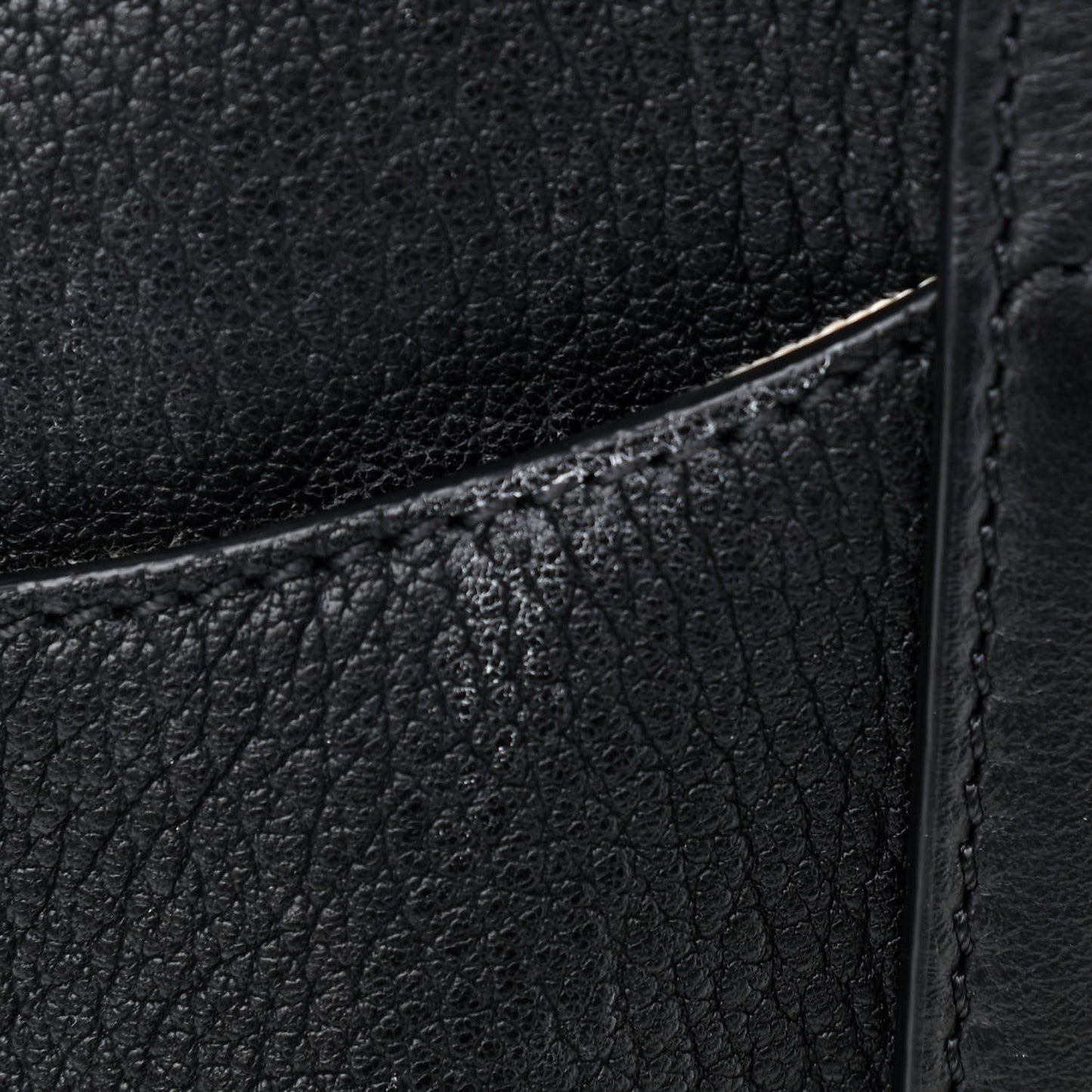 Grained Lambskin Calfskin Small Lexa Shoulder Bag Black