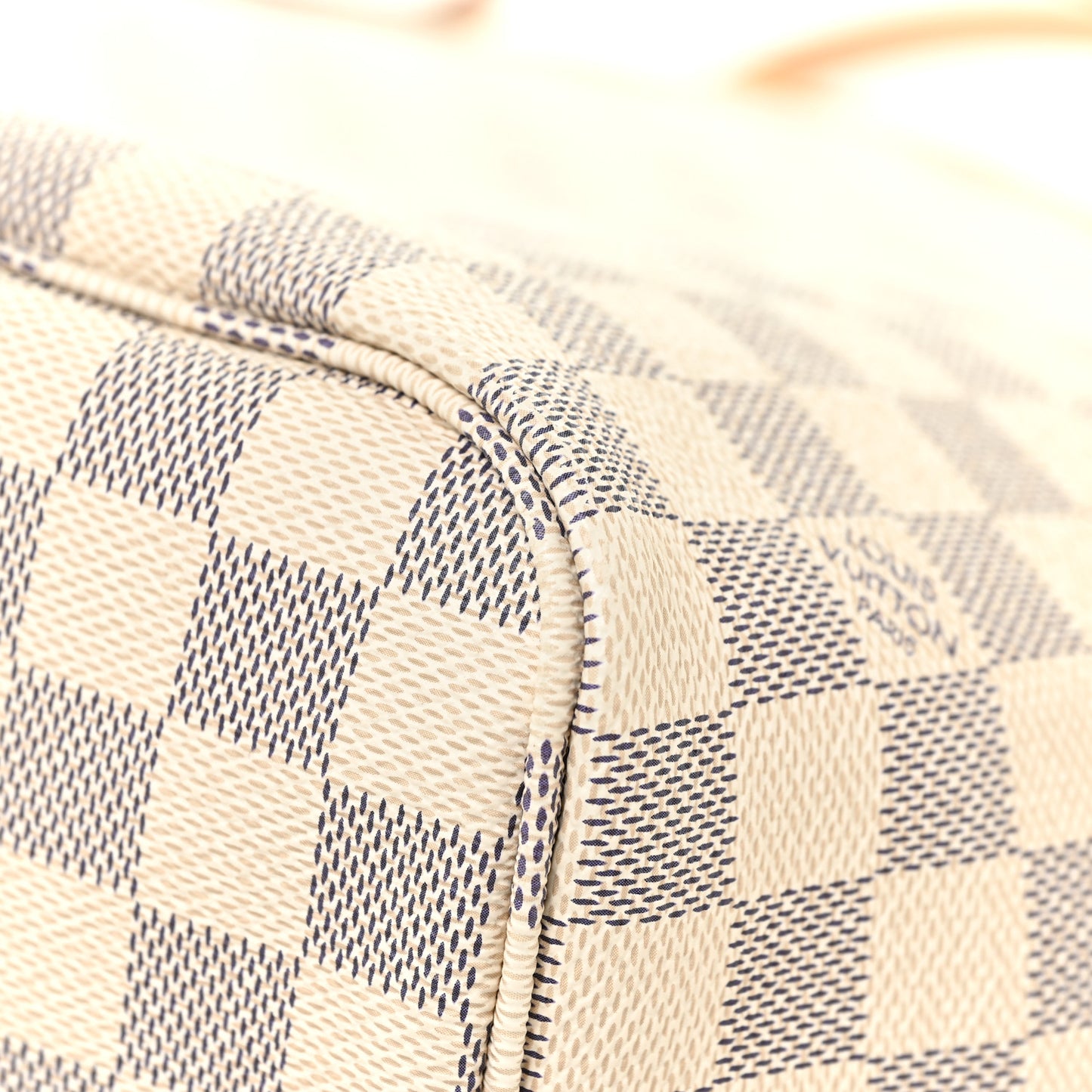 Damier Azur Neo Neverfull MM Rose Ballerine