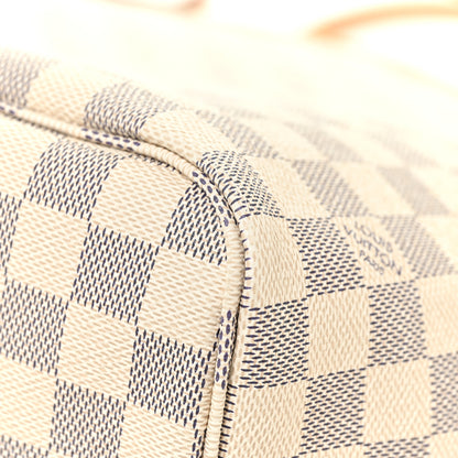 Louis Vuitton Damier Azur Neo Neverfull MM Rose Ballerine 24 of 25