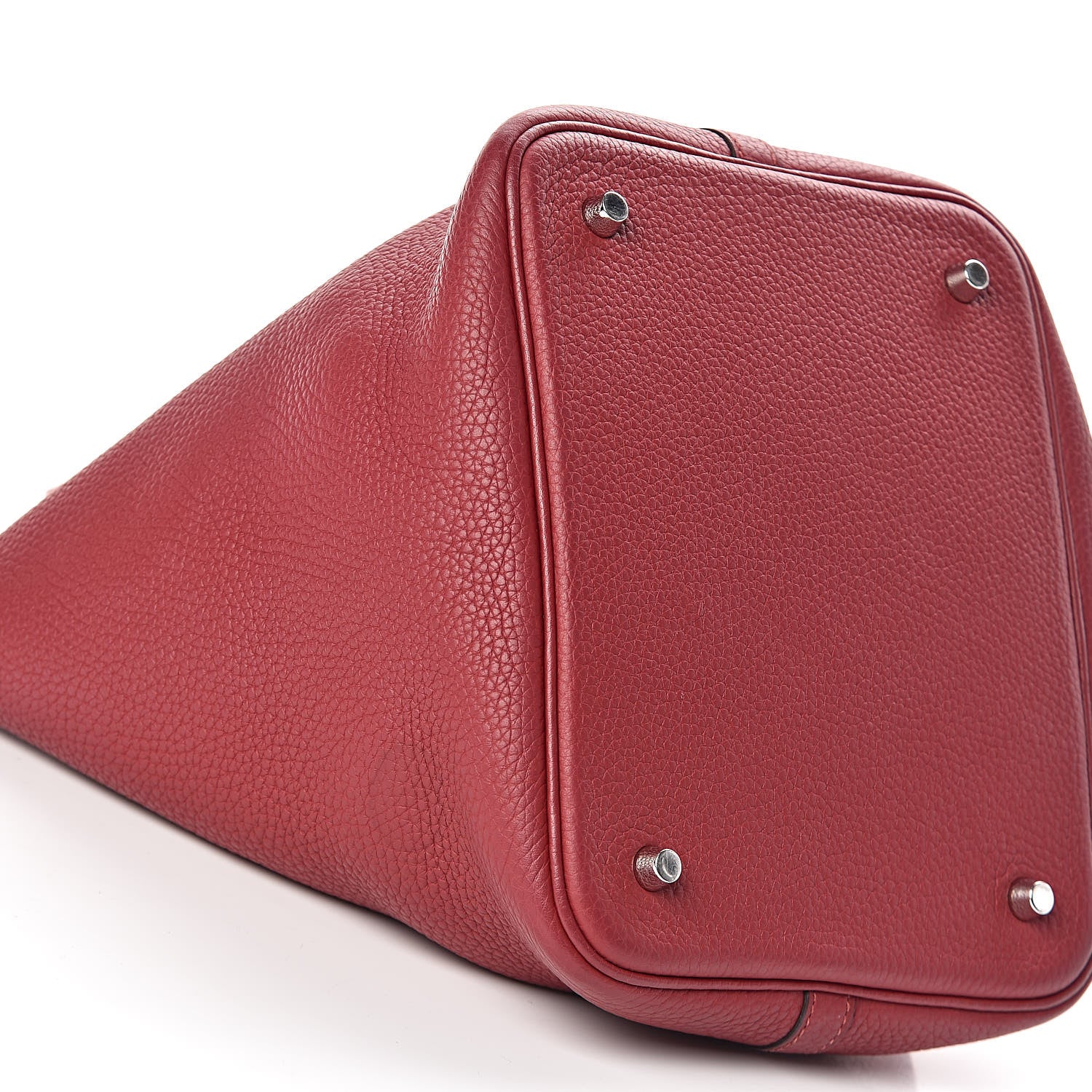 Hermes Taurillon Clemence Picotin Lock 22 MM Rouge Grenat 8 of 10