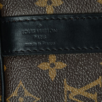 Louis Vuitton Monogram Macassar Keepall Bandouliere 45 6 of 12