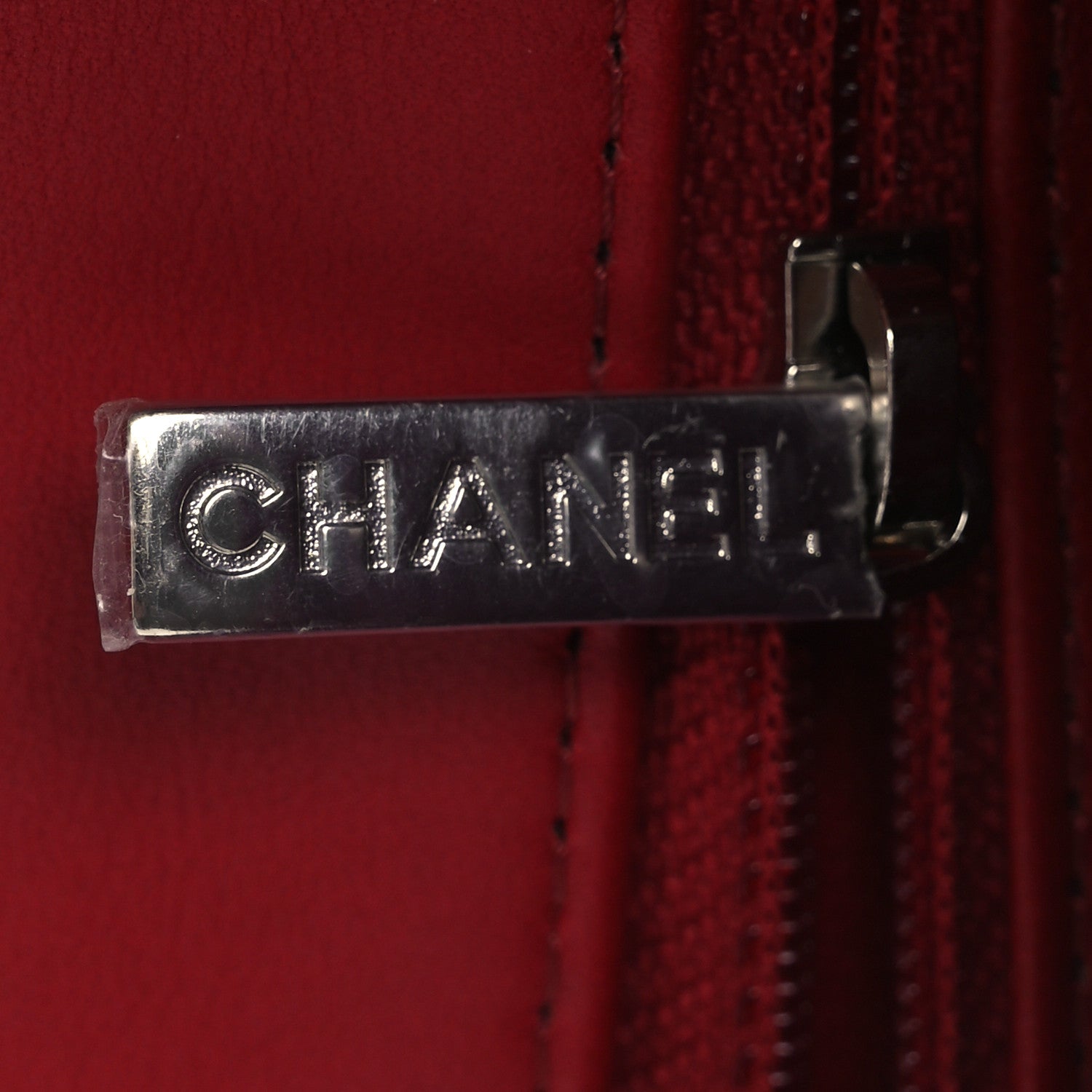 Chanel Lambskin Quilted Mini Rectangular Flap Red 11 of 13