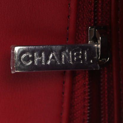 Chanel Lambskin Quilted Mini Rectangular Flap Red 11 of 13