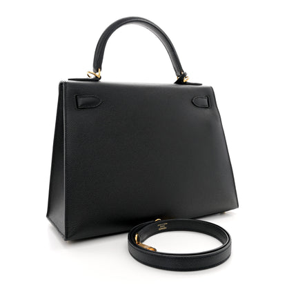 Hermes Epsom Kelly Sellier 28 Black 3 of 12