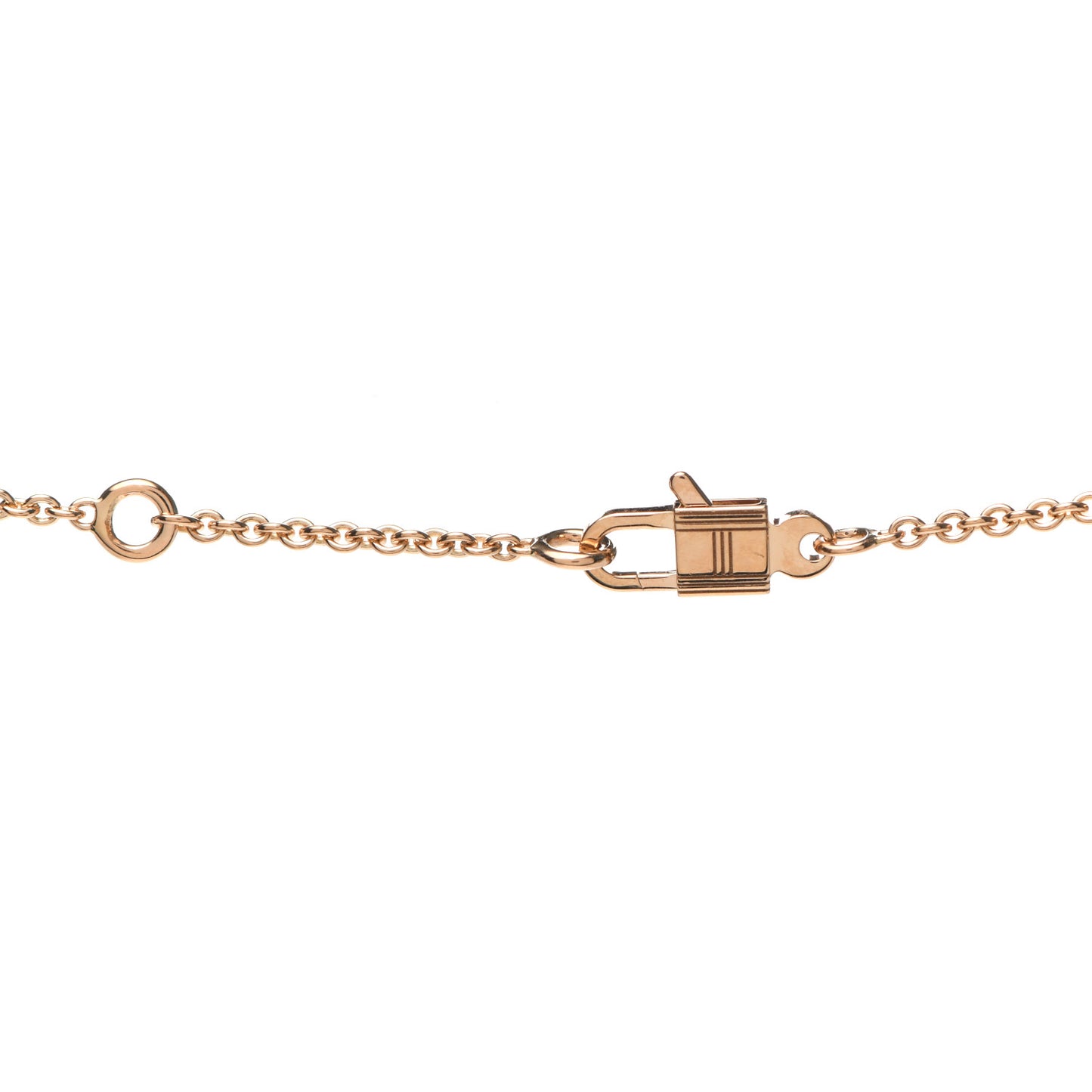 18K Rose Gold Diamond Kelly Amulettes Pendant Necklace