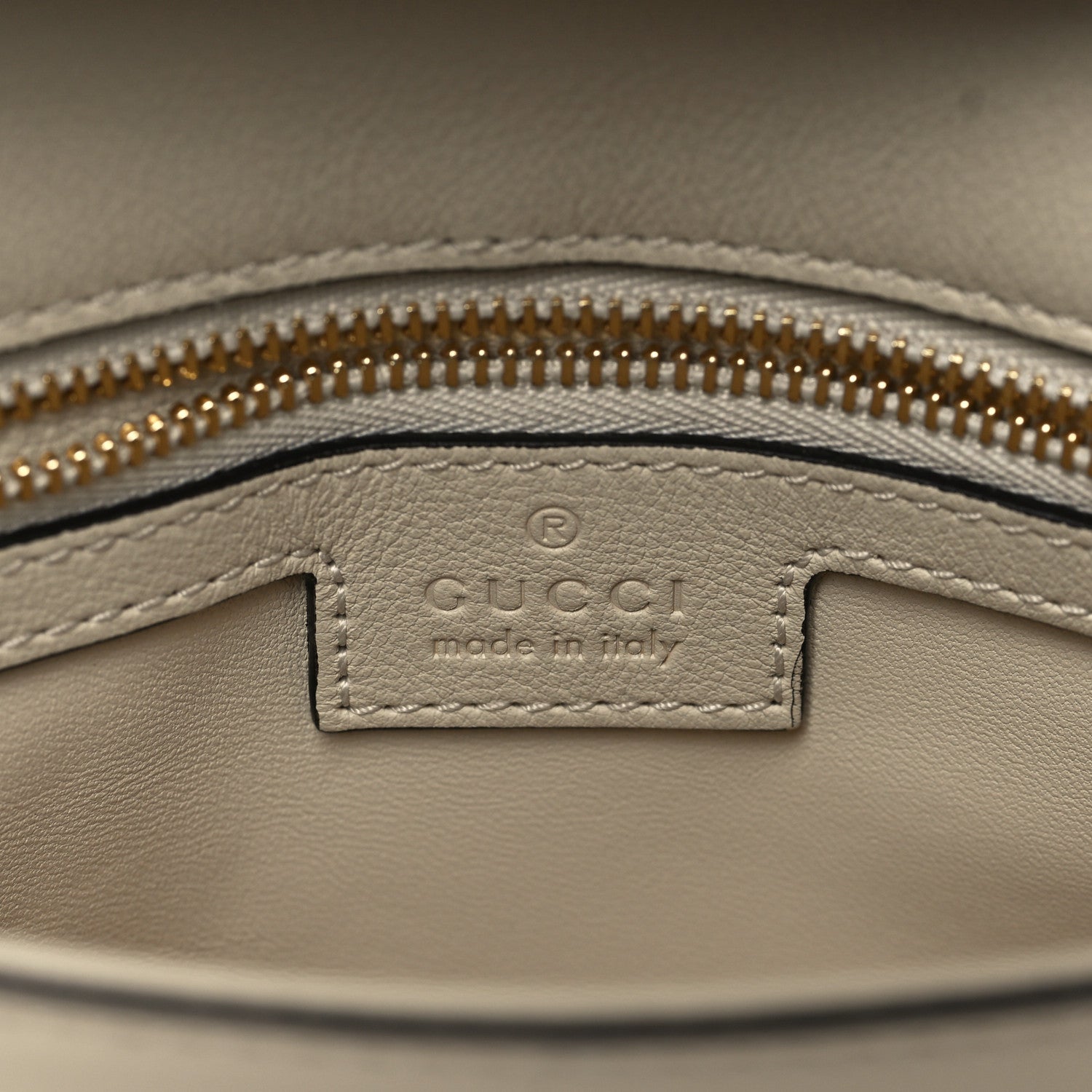 Gucci Roxy Calfskin Blondie Chain Shoulder Flap Bag Mystic White 6 of 6