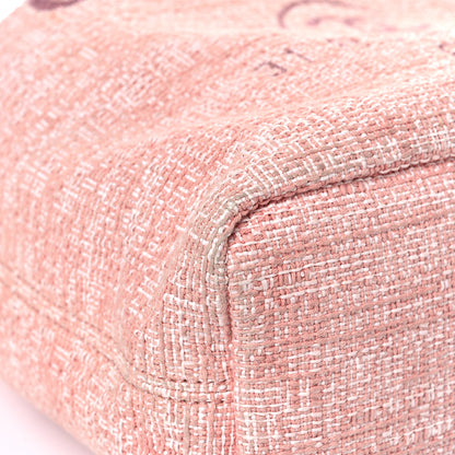 Chanel Canvas Large Deauville Backpack Pink 8 of 12