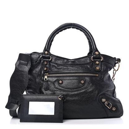 Balenciaga Agneau Giant 12 Rose Gold Hardware Town Black 1 of 5