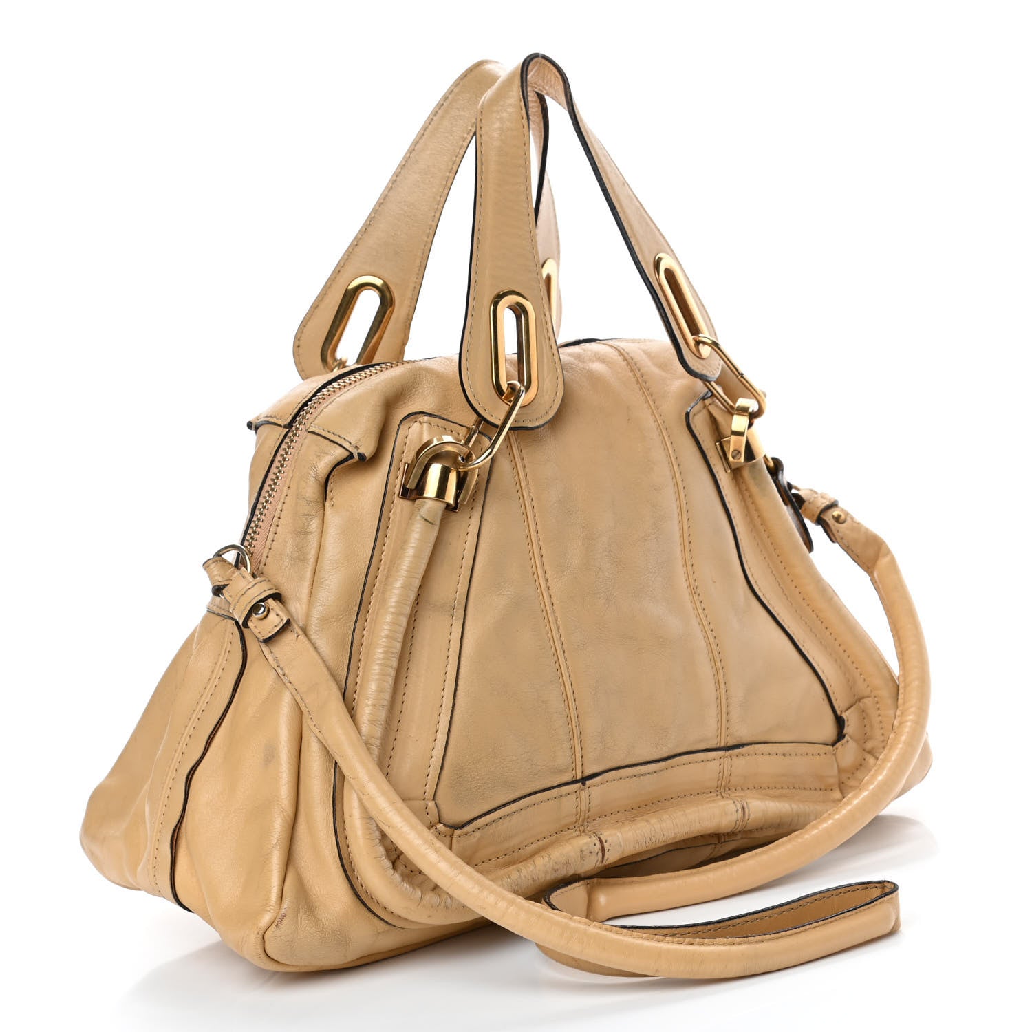 Chloe Calfskin Medium Paraty Beige 2 of 9