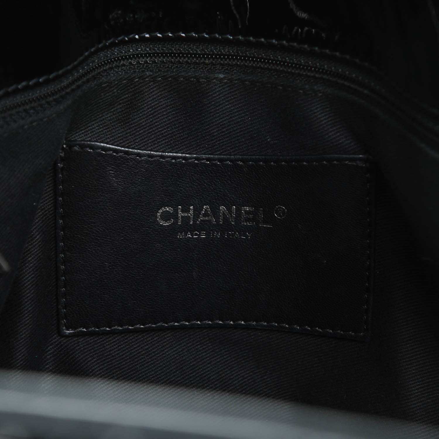Chanel Patent Quilted Large Just Mademoiselle Bowling Bag Black 7 of 8