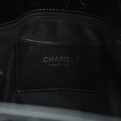 Chanel Patent Quilted Large Just Mademoiselle Bowling Bag Black 7 of 8