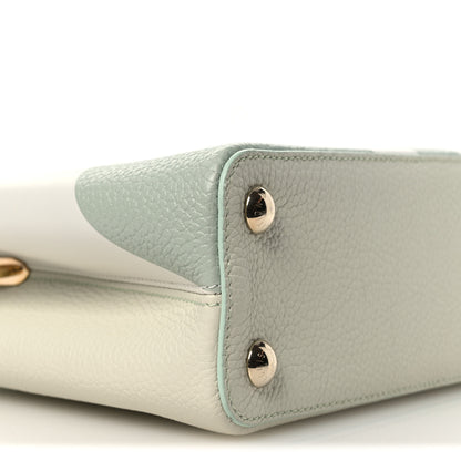 Louis Vuitton Taurillon Monogram Flower Capucines BB Jade 8 of 12