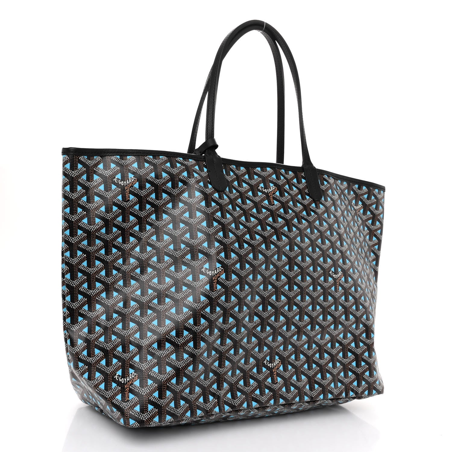 Goyard Goyardine Saint Louis Claire Voie PM Black Blue 3 of 10