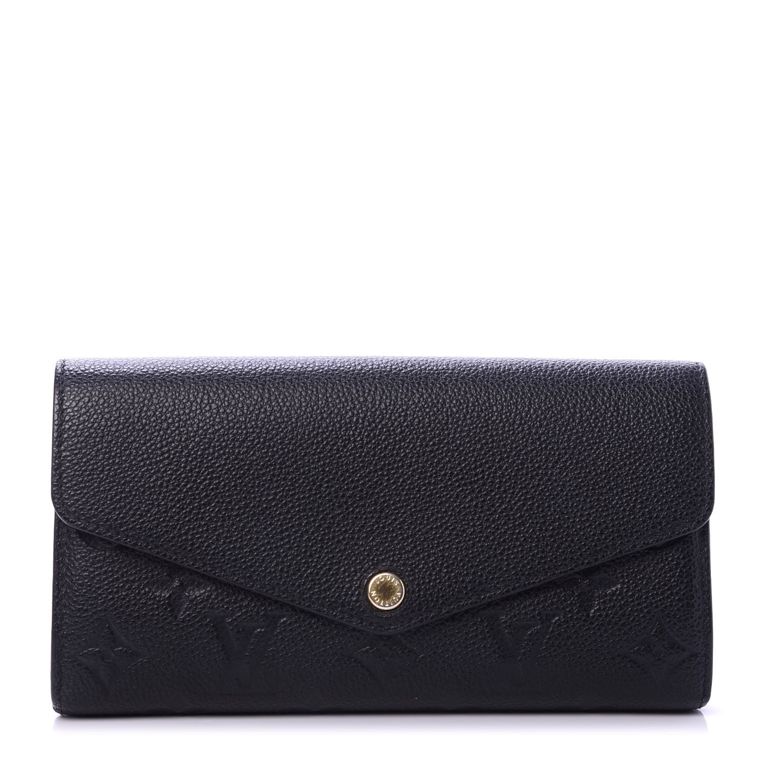 Louis Vuitton Empreinte Sarah Wallet NM Black 1 of 9
