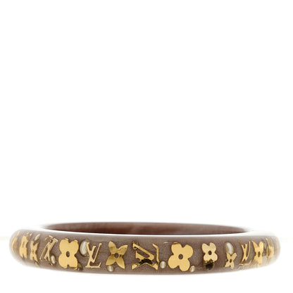 Louis Vuitton Resin Swarovski Medium Inclusion Bracelet PM Mocha 1 of 3