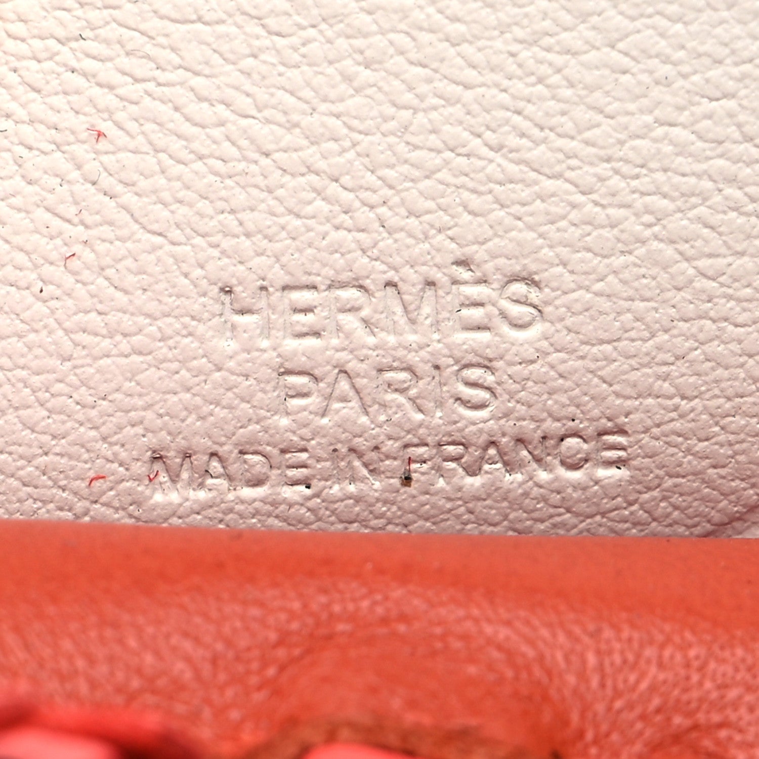 Hermes Milo Lambskin Grigri Rodeo Pegase Horse Bag Charm GM Cornaline Craie Rose Texas 3 of 4