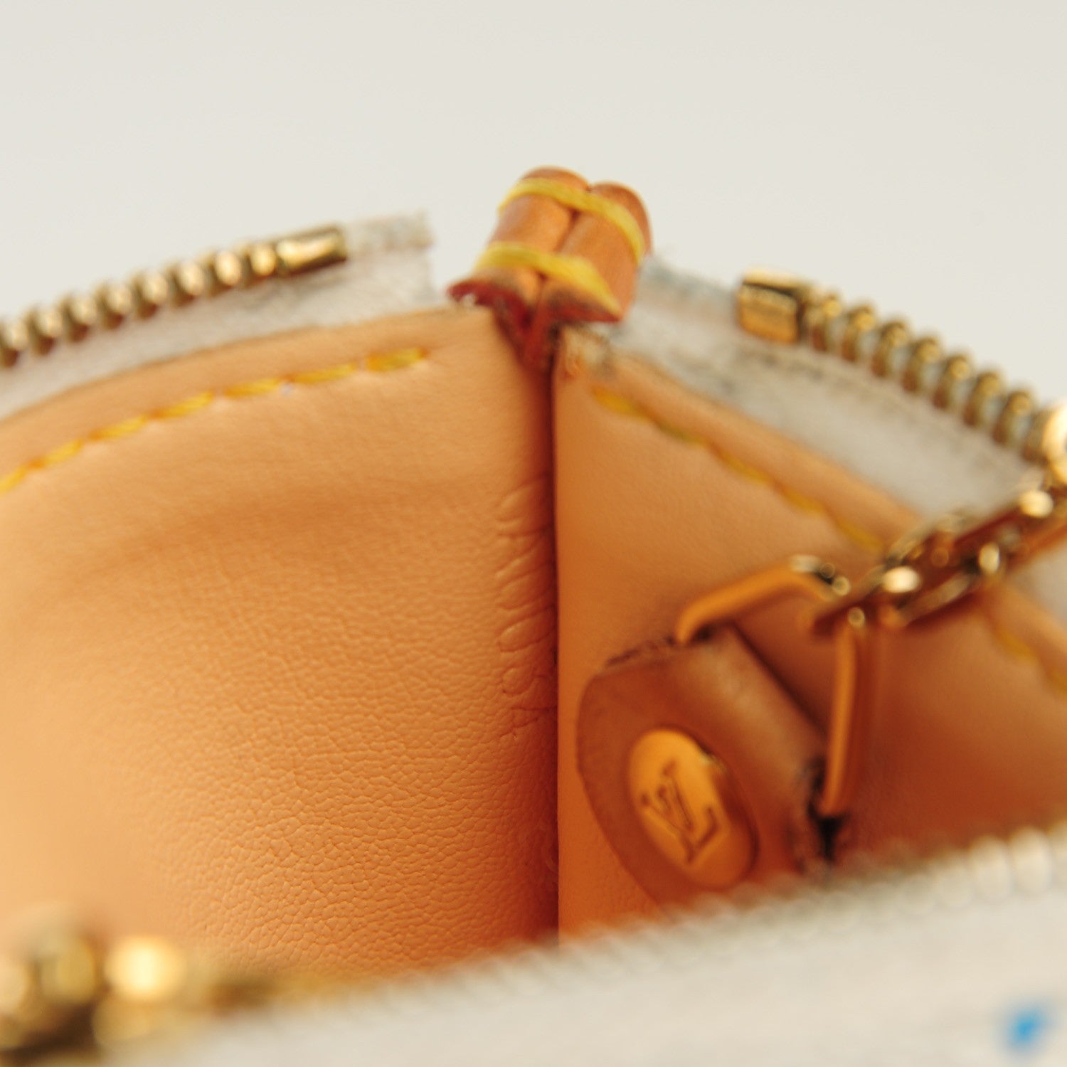Louis Vuitton Monogram Multicolor Key Pouch White 6 of 6