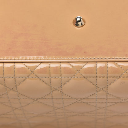 Christian Dior Patent Cannage Large Lady Dior Beige 18 of 21