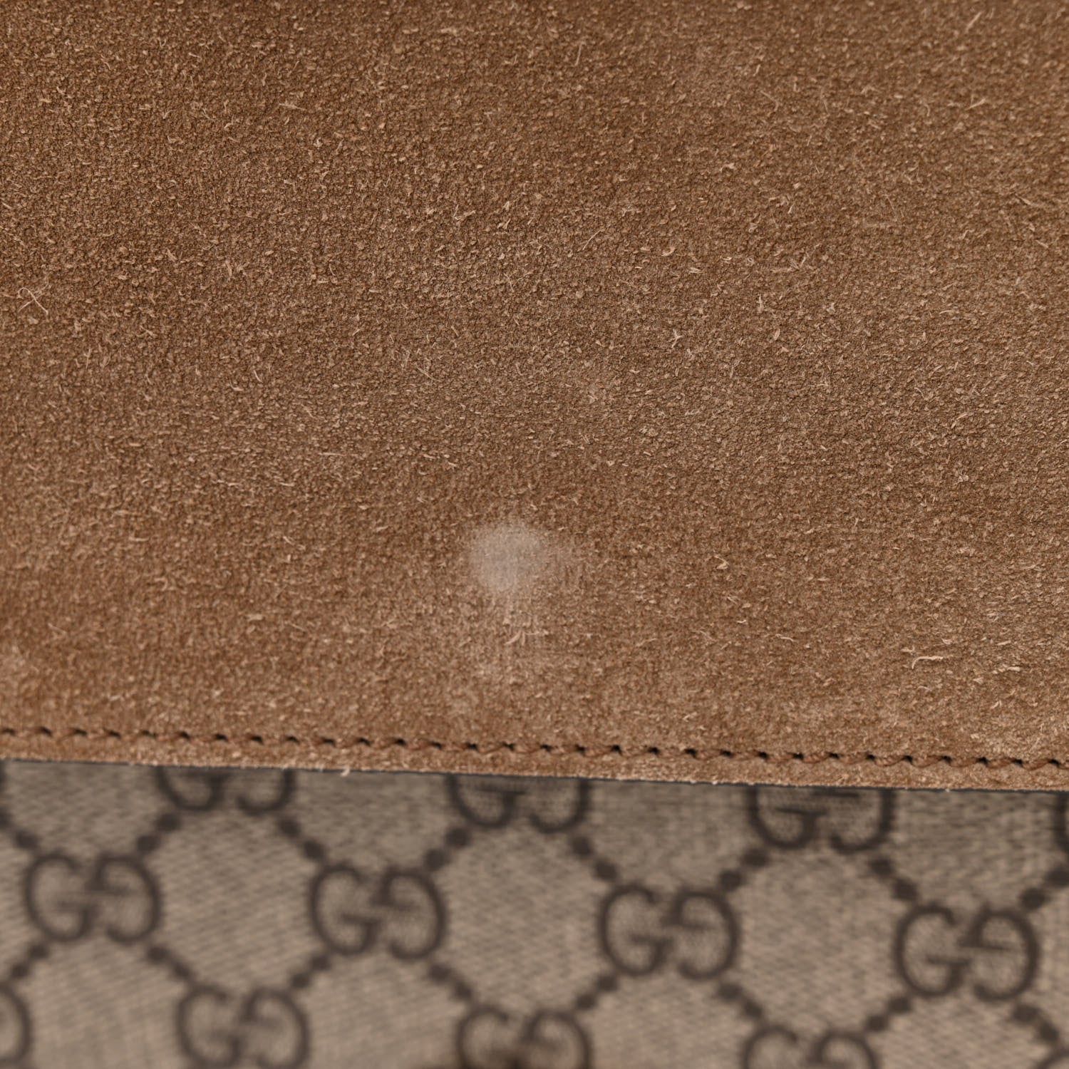 Gucci GG Supreme Monogram Medium Dionysus Shoulder Bag Taupe 14 of 15