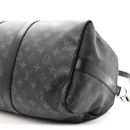 Louis Vuitton Monogram Eclipse Keepall Bandouliere 45 9 of 10