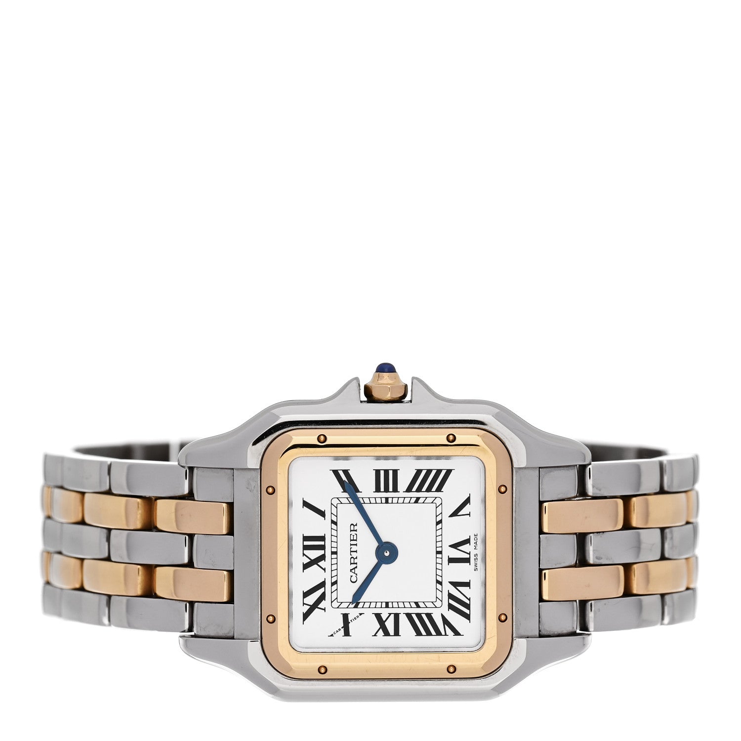 Cartier Stainless Steel 18K Yellow Gold 27mm Panthere Quartz Watch 2 of 5