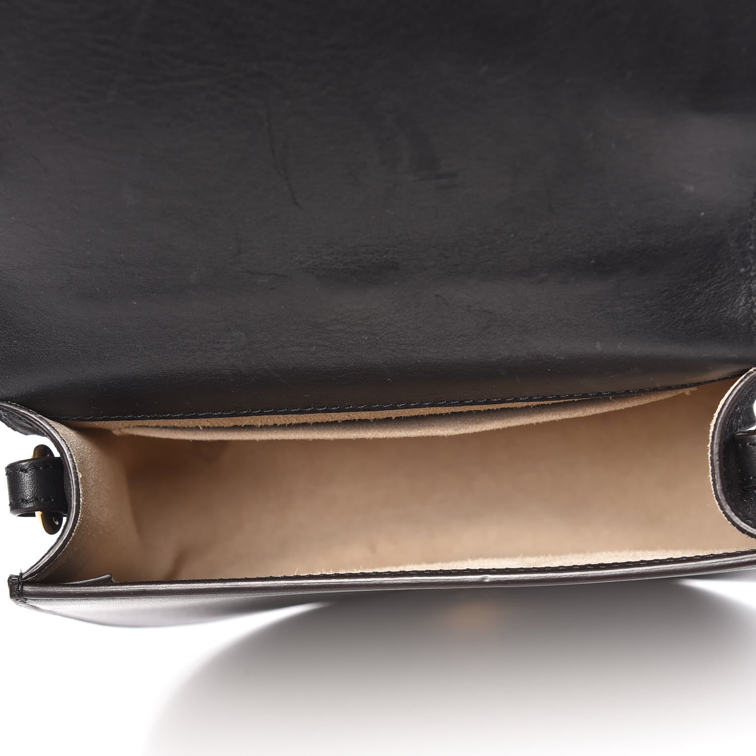 Chloe Calfskin Suede Medium Nile Bracelet Bag Black 5 of 12