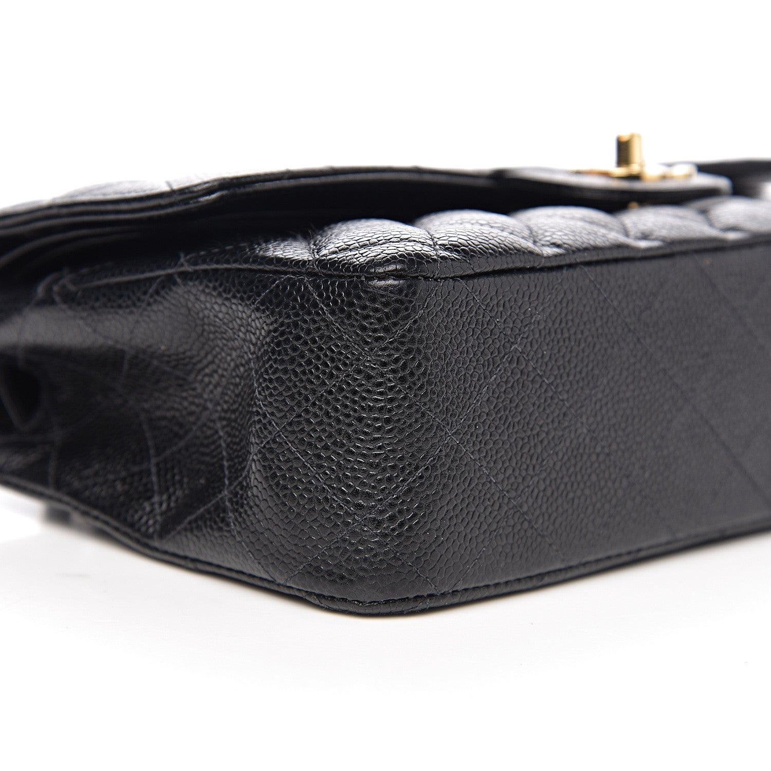 Chanel Caviar Quilted Medium Double Flap Black 11 of 14