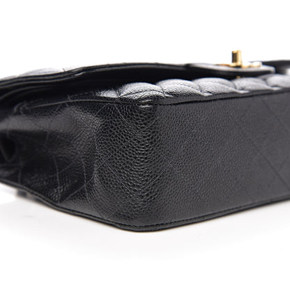 Chanel Caviar Quilted Medium Double Flap Black 11 of 14