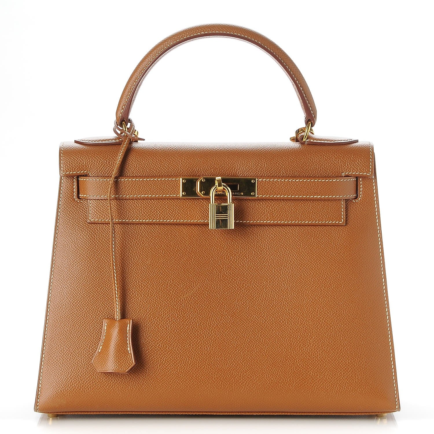 Hermes Courchevel Kelly Sellier 28 Gold 1 of 37