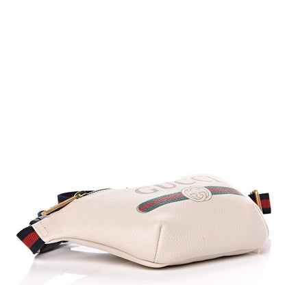 Gucci Grained Calfskin Small Logo Belt Bag White 4 of 11